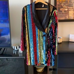 COPY - RAGA sequin Charlize blazer dress